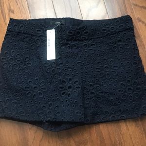 Jcrew eyelet shorts